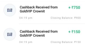 goldvip-crownit-paytm-cashback