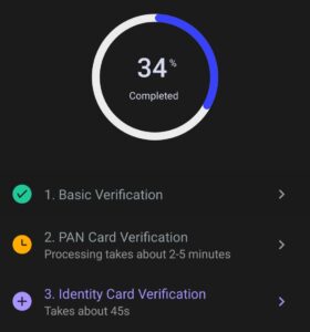 Coinswitch kuber verification