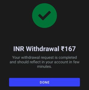 coinswitch withdrawal proof
