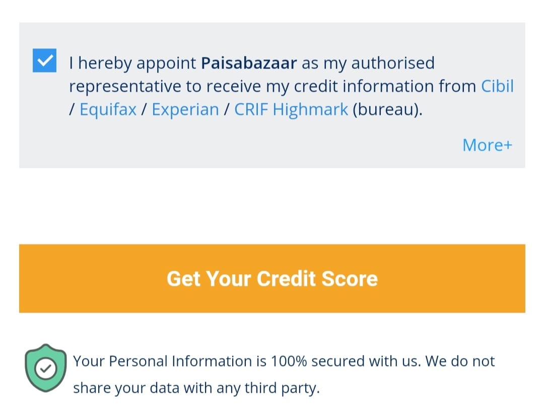 Get Free Credit Score From Paisabazaar with Full Report - Free Monthly ...