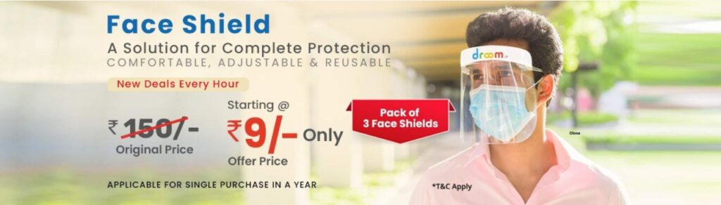 droom-face-shield-sale