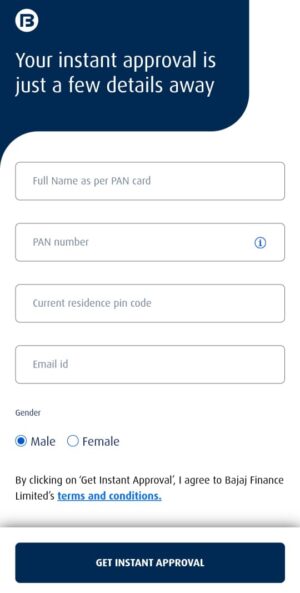 How To Get Bajaj Finserv Insta EMI Card Online