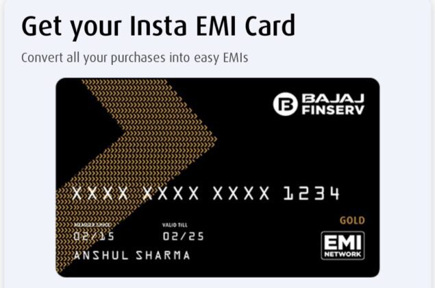 How To Get Bajaj Finserv Insta EMI Card Online