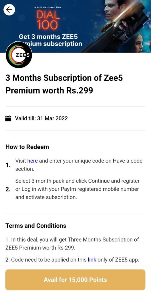 ZEE5 Free 1 Year Premium Subscription - All Working Offers Added