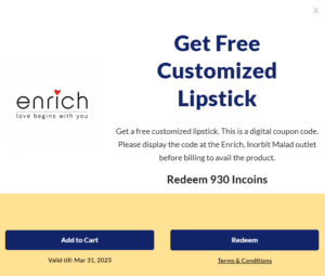inorbit-mall-rewards-free-lipstick