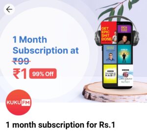 KukuFM Free Subscription