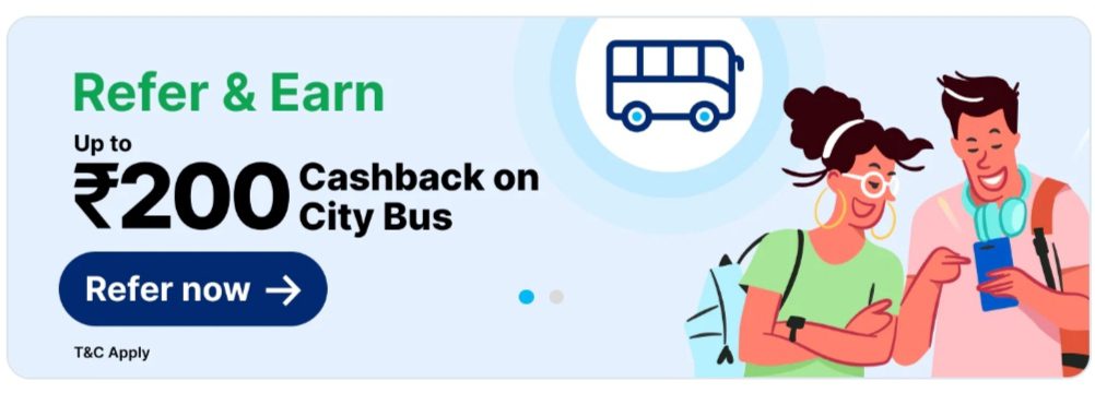 Paytm City Bus Free Booking Offer