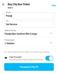 Paytm City Bus Free Booking Offer