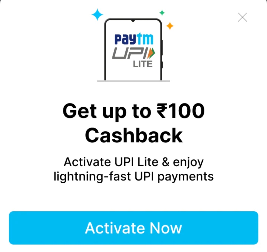 how to add money in upi lite paytm