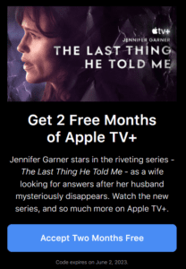 Apple TV+ Free