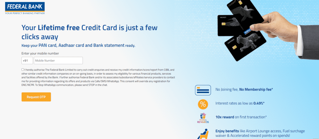 Federal Bank Credit Card