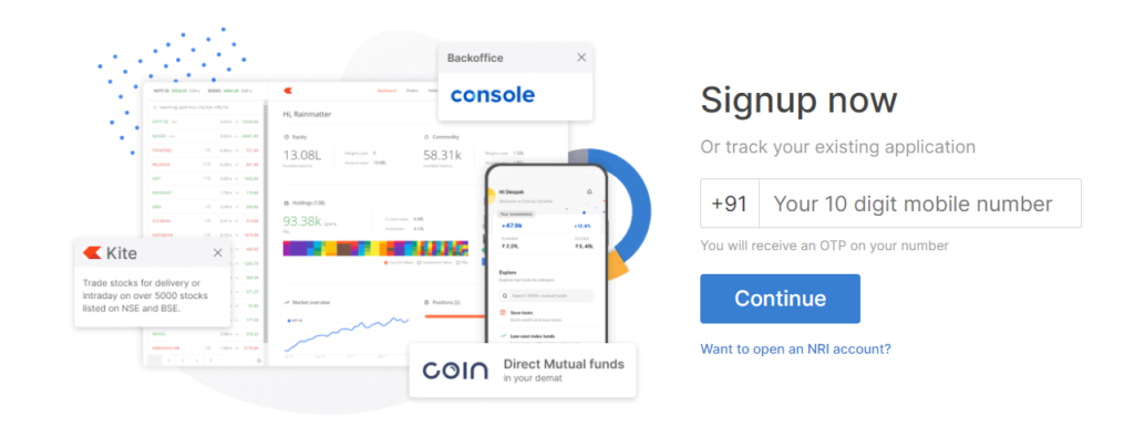 Open Zerodha Demat Account