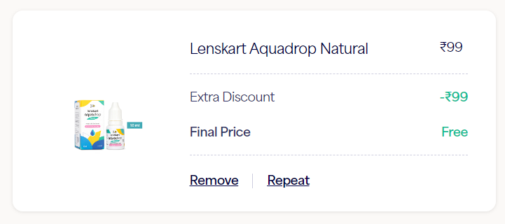 Lenskart Aquadrop Free