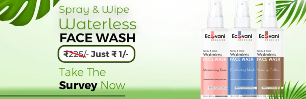 Waterless Face Wash Free