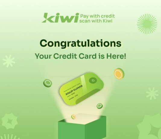 Kiwi App Rupay Credit Card