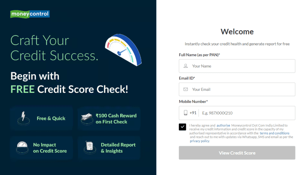 Money Control Free Credit Score