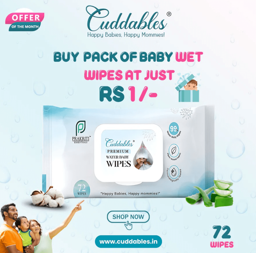 Cuddables Free Wipes