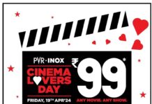 Cinema Lovers Day @ ₹99