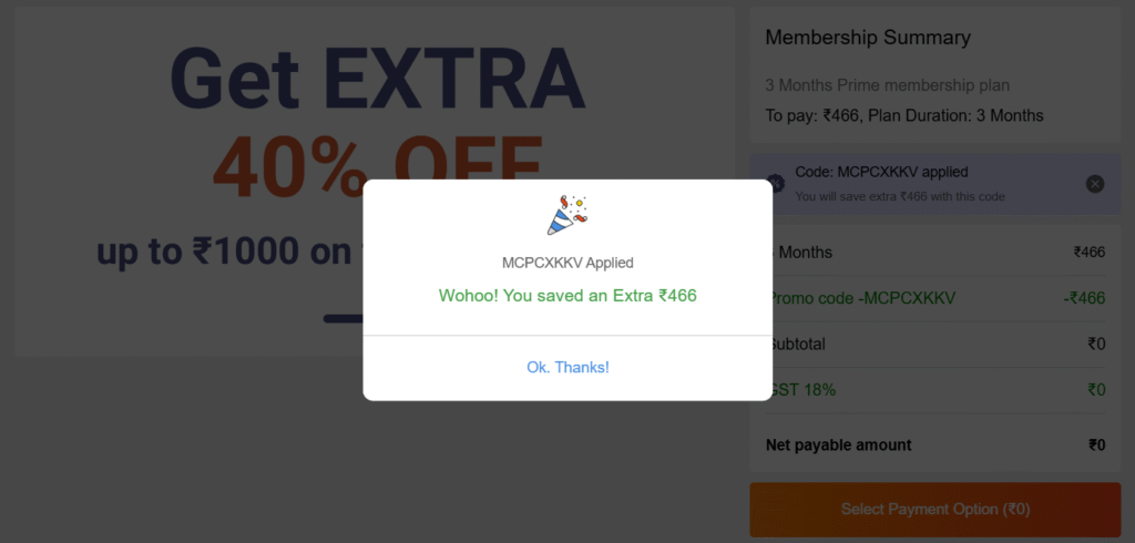 Free EazyDiner membership from MoneyControl Pro