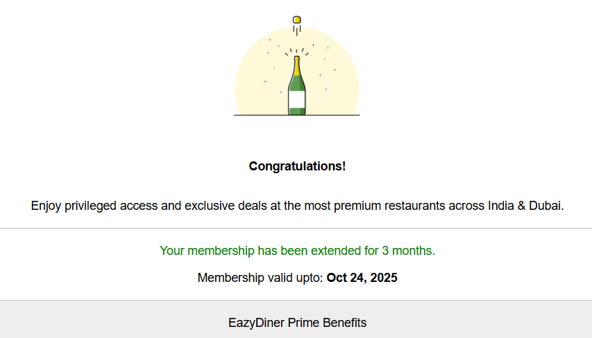 Free EazyDiner membership from MoneyControl Pro