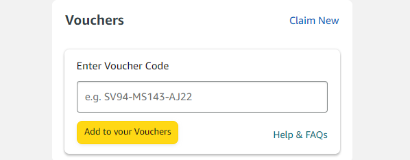 Visa Free Amazon Shopping Voucher