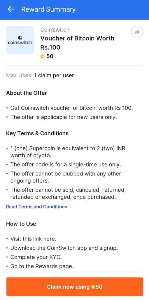 Flipkart Coinswitch Free Bitcoin