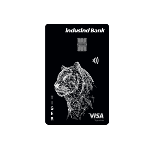 IndusInd Tiger Credit Card Lifetime Free