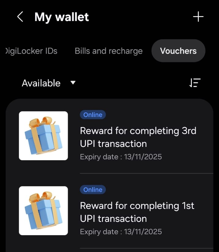 Samsung Scan and Pay Offer