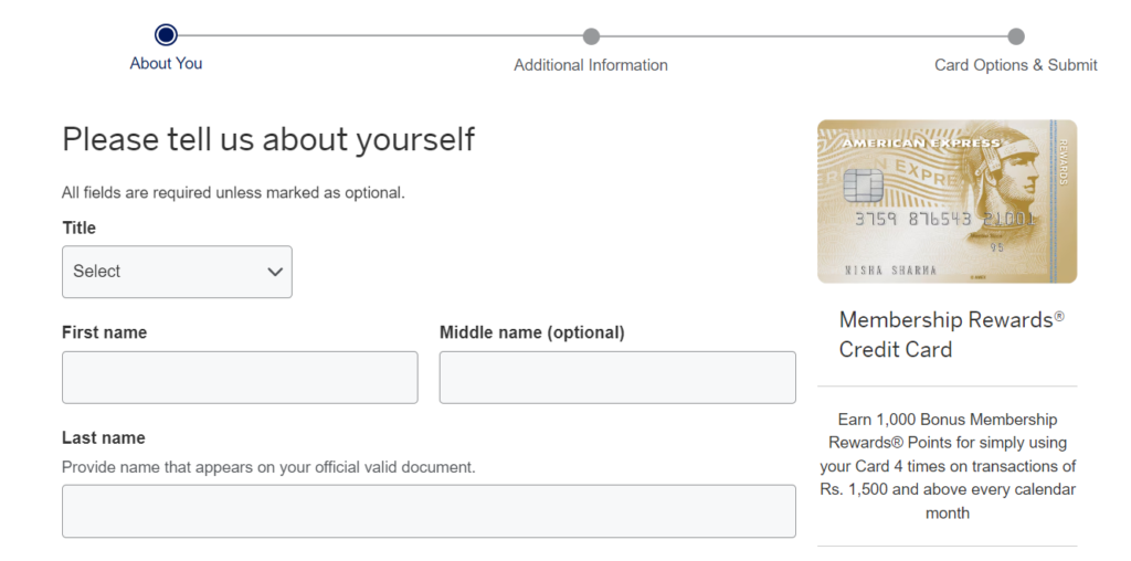 Amex MRCC Card