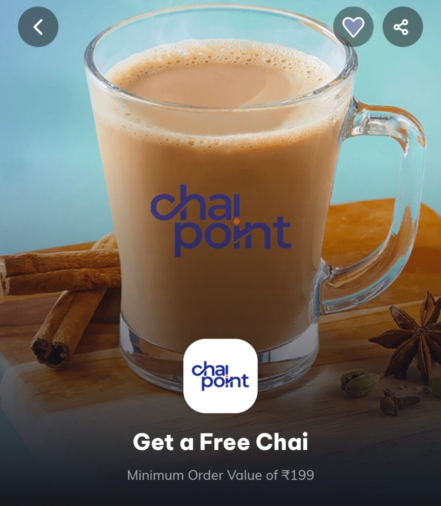 Chai Point Free Chai