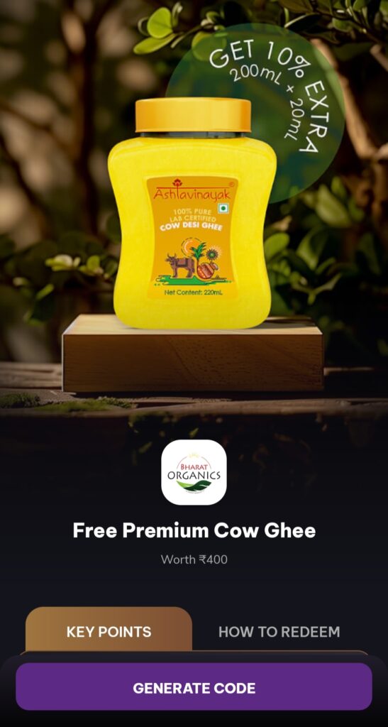 Premium Cow Ghee Free