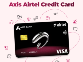 Airtel Axis Bank Credit Card