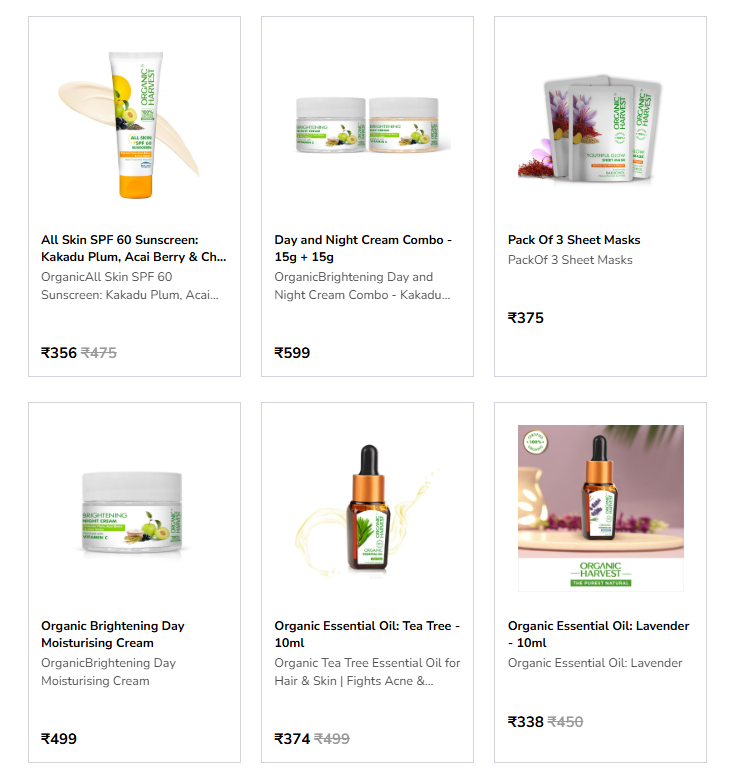 The Organic Harvest Best Sellers for Free