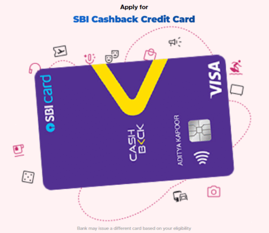 SBI Cashback Credit Card