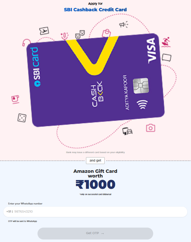 SBI Cashback Credit Card