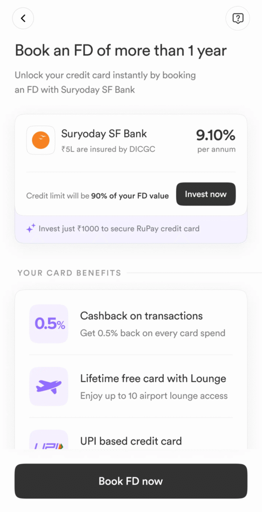 Stable Money Rupay Select Credit Card