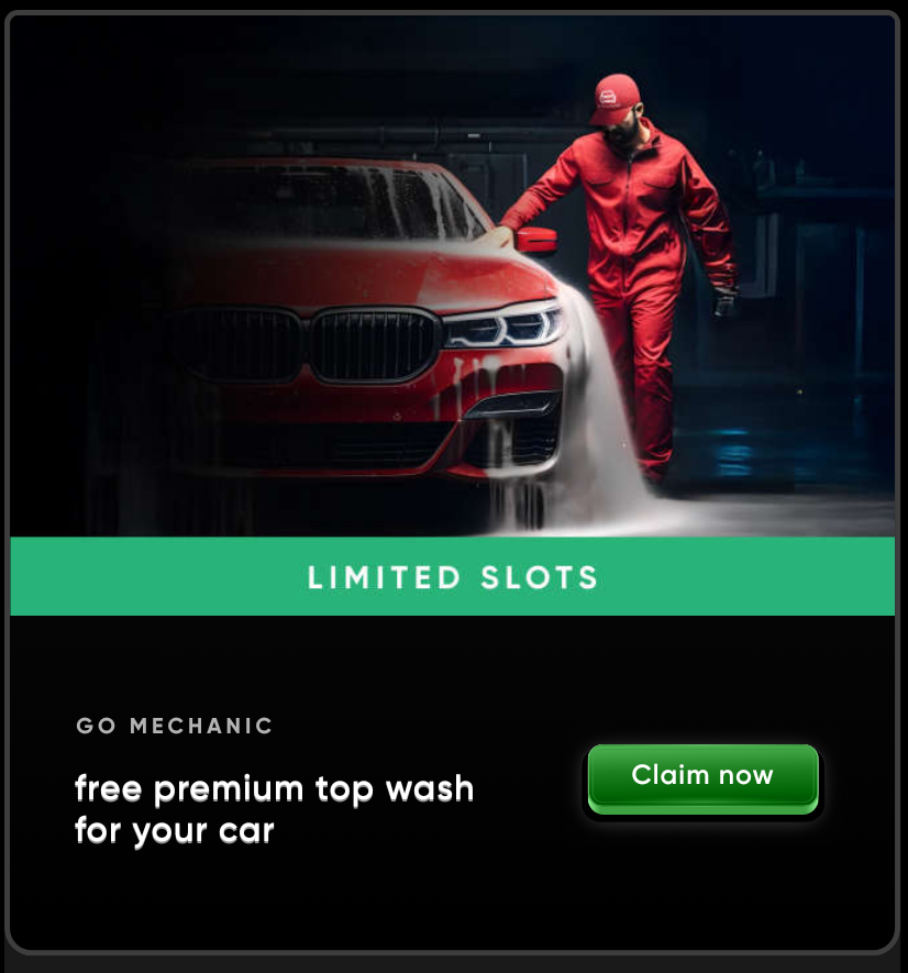 GoMechanic Free Car Wash