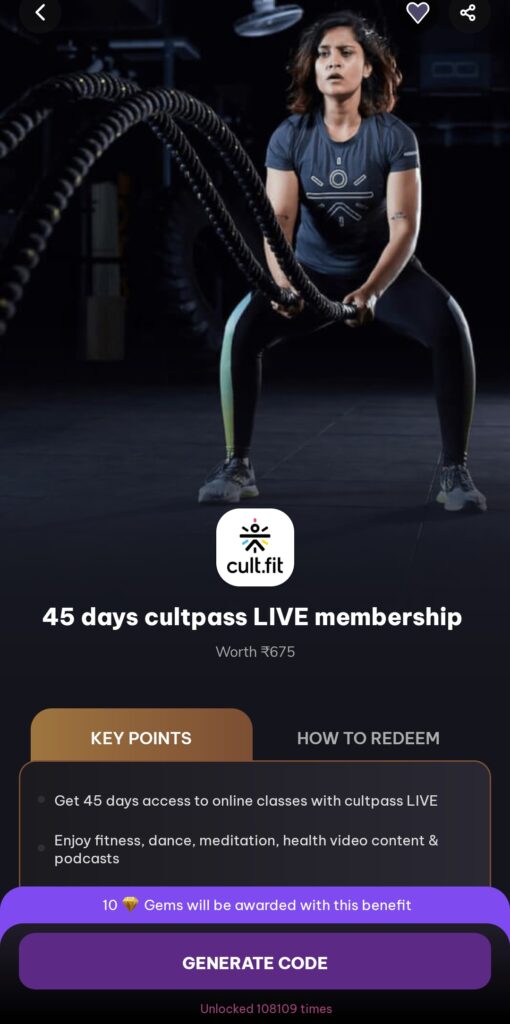 Cult Pass Live Free Membership