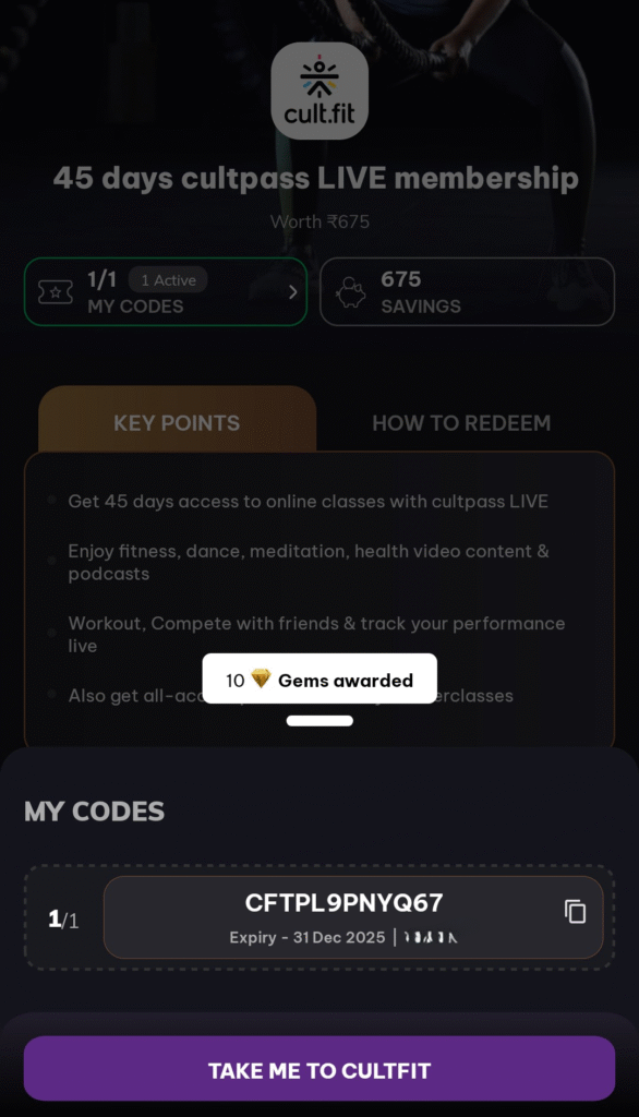 Cult Pass Live Free Membership