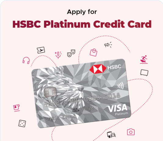 HSBC Visa Platinum Credit Card Lifetime Free