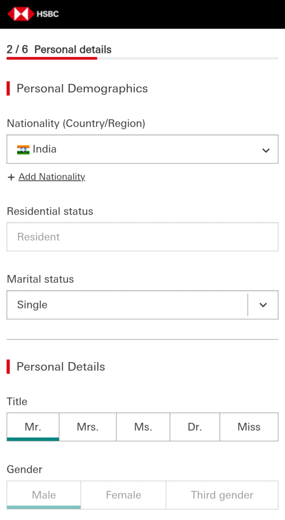 HSBC Visa Platinum Credit Card Lifetime Free