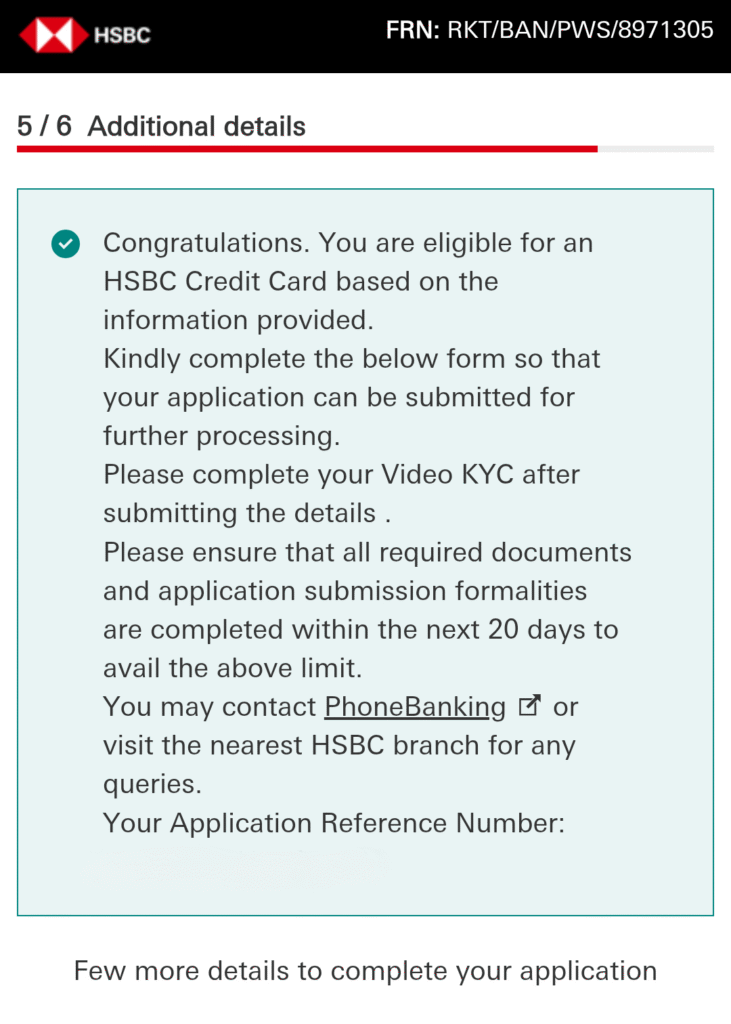 HSBC Visa Platinum Credit Card Lifetime Free