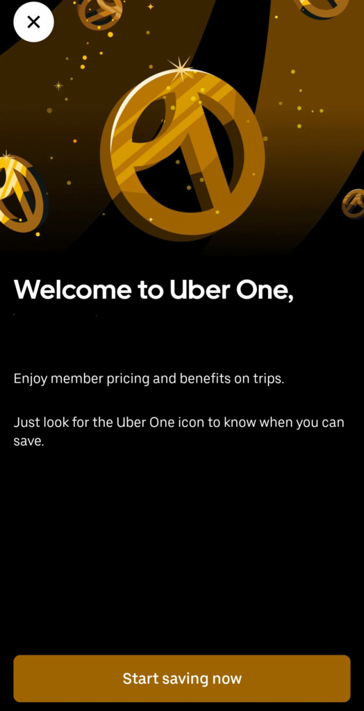 Uber One Free Membership