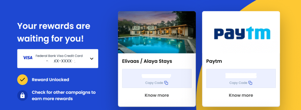 Visa Rewards Free Recharge and Bill Payment Voucher