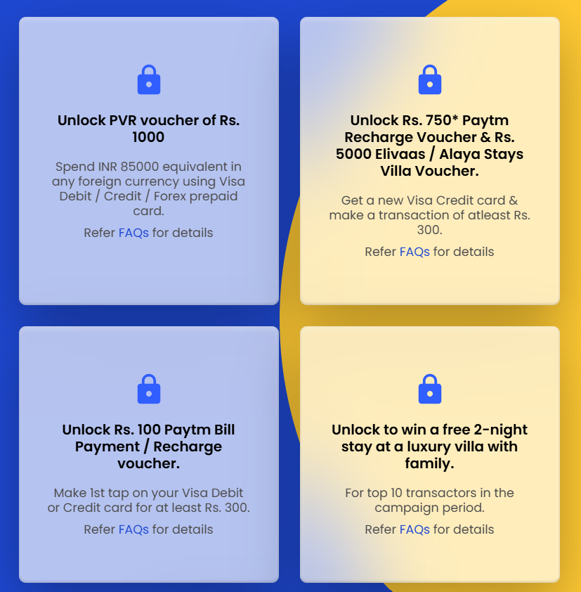 Visa Rewards Free Recharge and Bill Payment Voucher