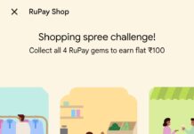 Google Pay Rupay Shopping Spree Challenge