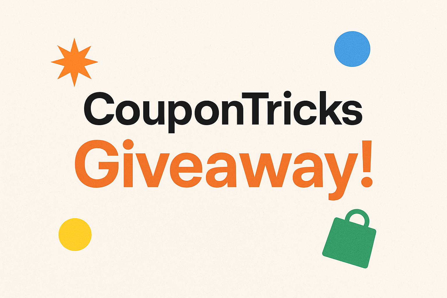 CouponTricks Giveaway