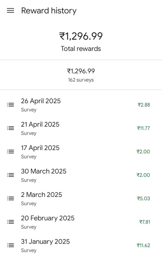 Google Opinion Rewards
